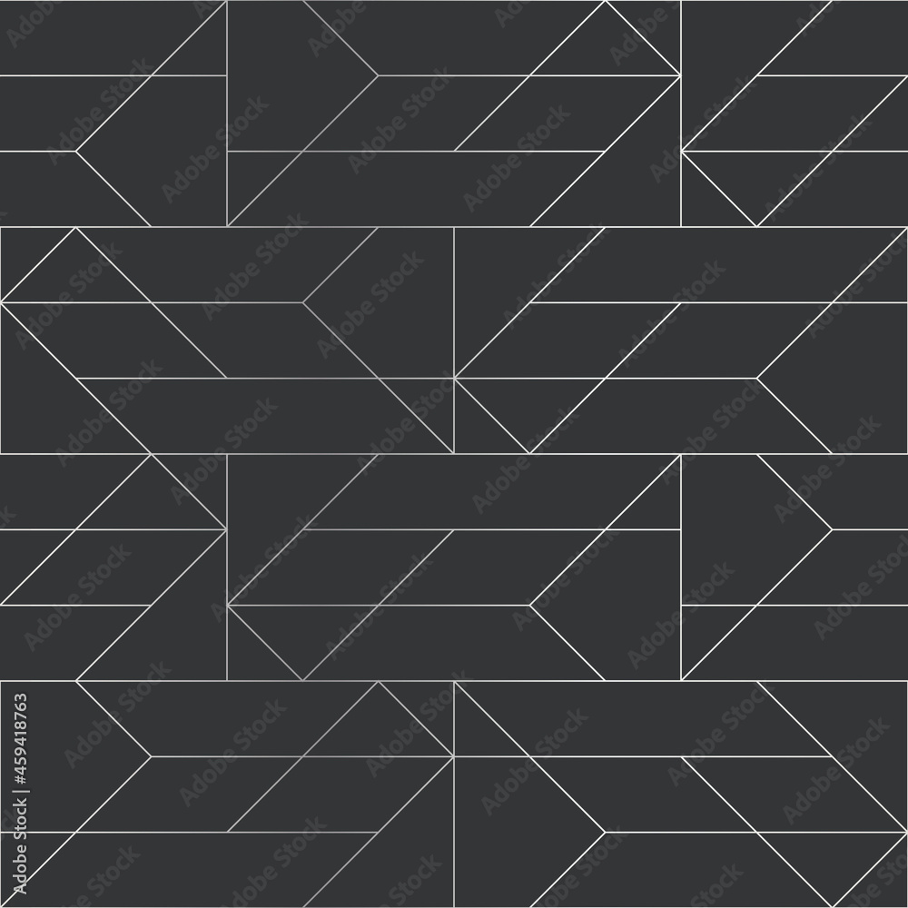 Silver texture. Seamless geometric pattern. Silver background. Vector seamless pattern. Geometric background with rhombus and nodes.