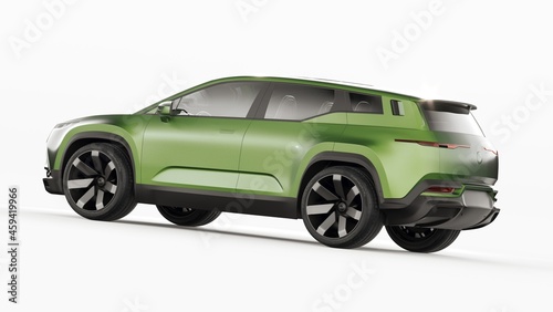 3D rendering of a brand-less generic SUV concept car   © Andrus Ciprian