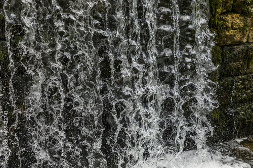 details of Cascades du Herisson in the French Jura, gives a symbolic background for fresh water