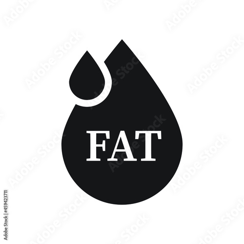 Fatty acid icon design vector illustration