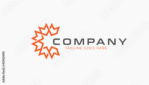 Intial  C or CM Logo. the letter c which is formed from the letter m which is connected to each other. Useble for Group and Company Llogos, Flat Design logo Template, Vector Illustration