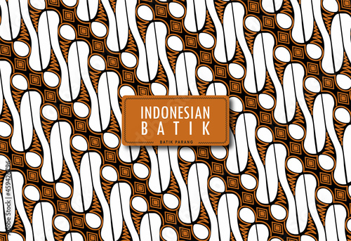 Indonesian Batik, Batik Parang is one of the oldest batik motifs in Indonesia