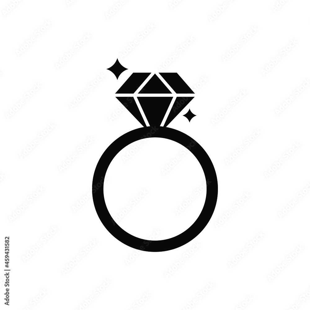 Ring icon vector. jewel illustration sign. bijouterie symbol or logo. Ring icon vector. jewel illustration sign. bijouterie symbol or logo.