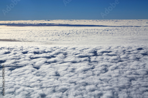 Clouds background  at high altitude