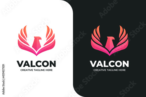 Valcon logo design template