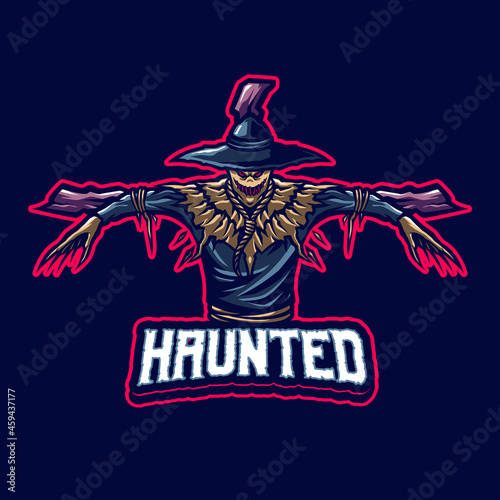 Hunted logo design template