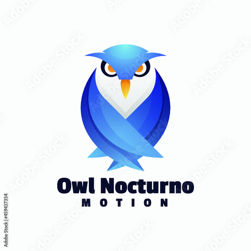 Owl logo design template