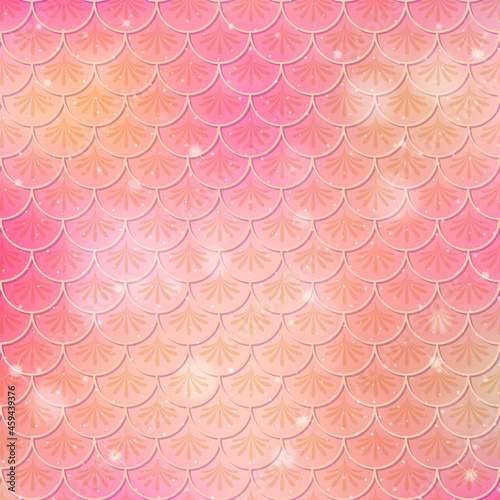 Fish scale seamless pattern background