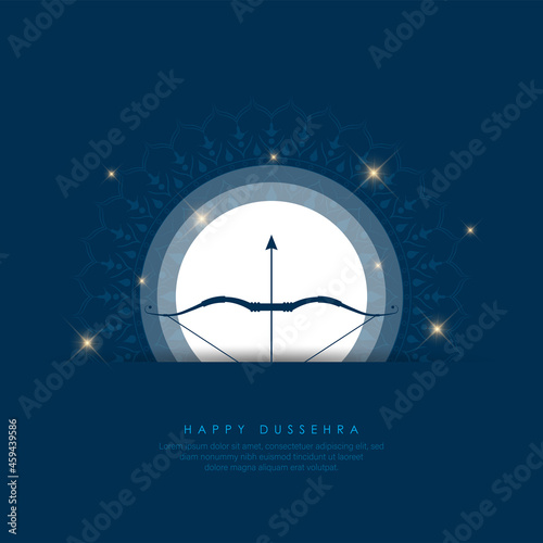 abstract illustration of dussehra. vector