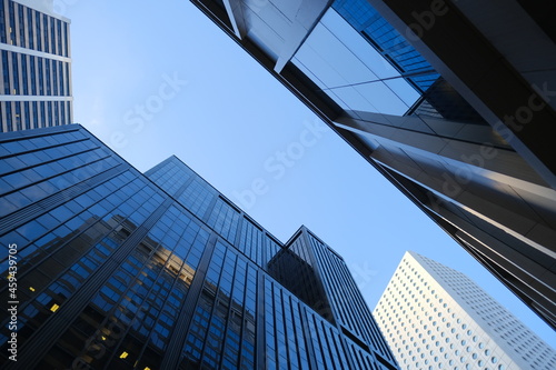 modern office buildings