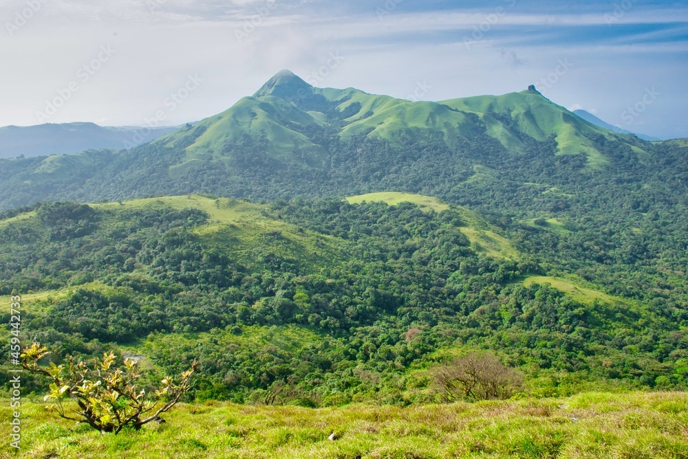 View of mountains and the valley