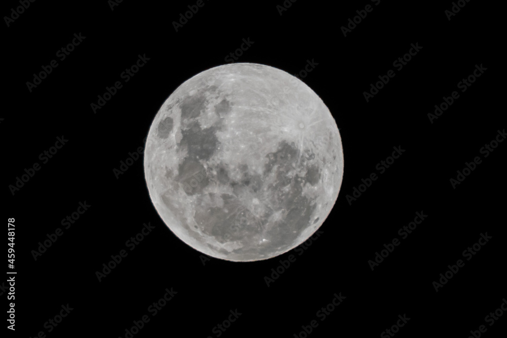 Fototapeta premium full moon over black