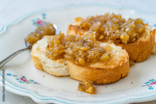 Artichoke Jam, Marmalade with Fried Bread and Jerusalem.