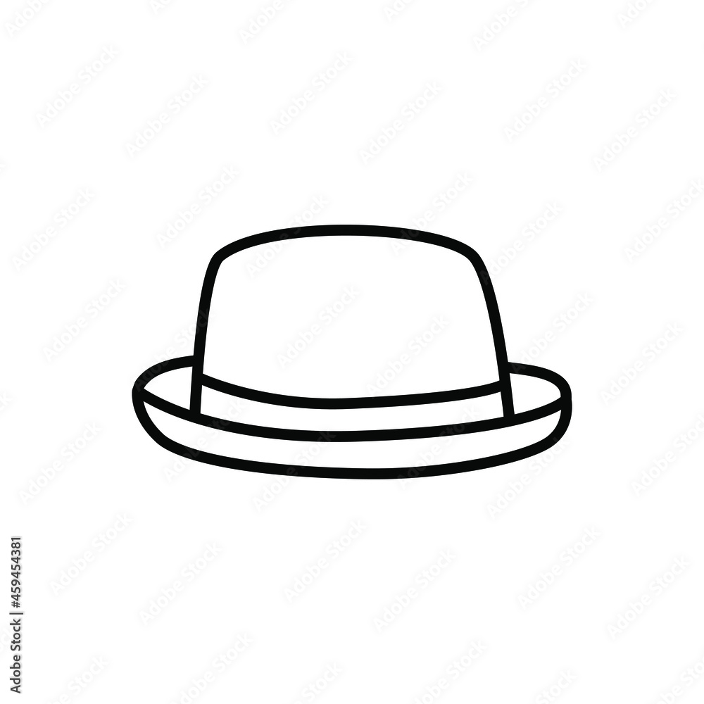 Hat icon vector. head wear illustration sign. reject symbol. Hat icon vector. head wear illustration sign. reject symbol.
