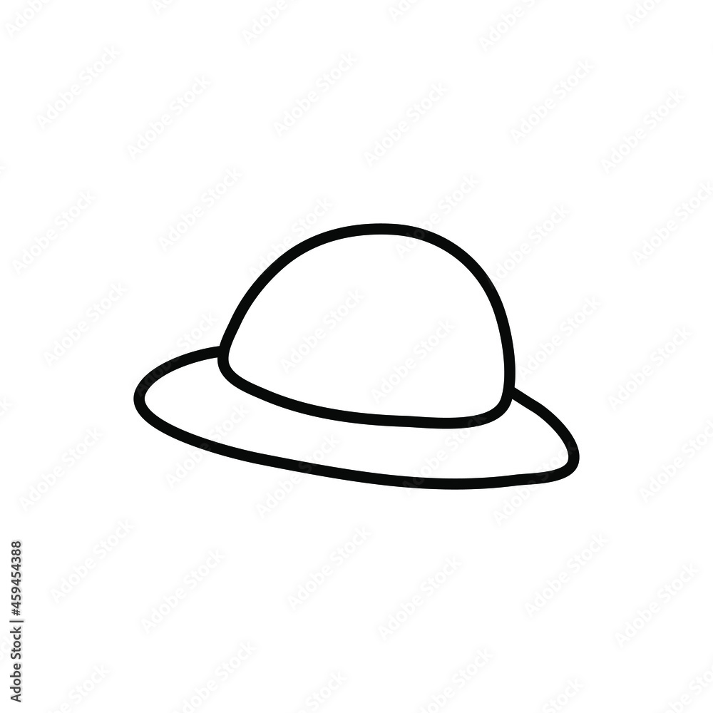 Hat icon vector. head wear illustration sign. reject symbol. Hat icon vector. head wear illustration sign. reject symbol.