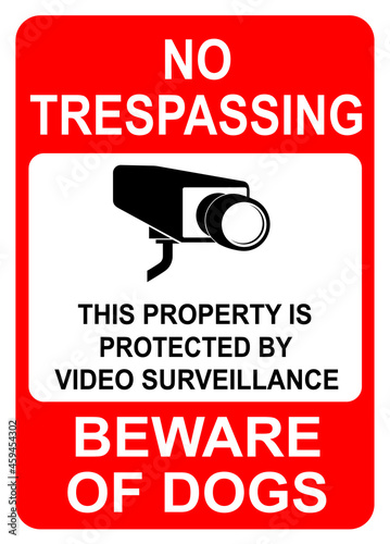 No Trespassing Beware of Dogs