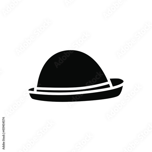 Hat icon vector. head wear illustration sign. reject symbol.