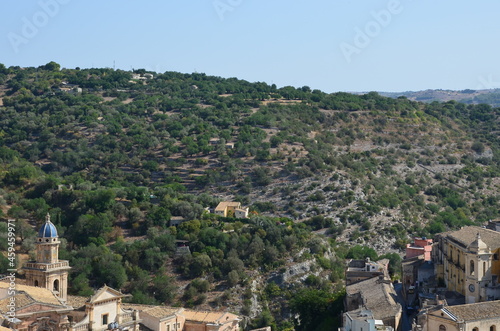 Some photos from the beautiful city of Ragusa Ibla, pearl of the Val di Noto, in the south east of Sicily, taken during a trip in the summer of 2021. photo