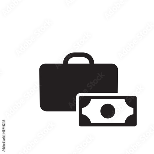 business briefcase icon - investment bag icon