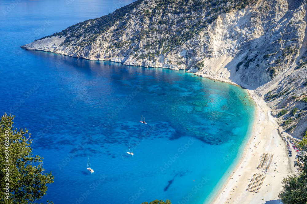 Obraz premium Myrtos Beach at Kefalonia Island (Greece)