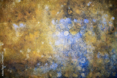 Faded Blue and Yellow Background Texture © Lisa