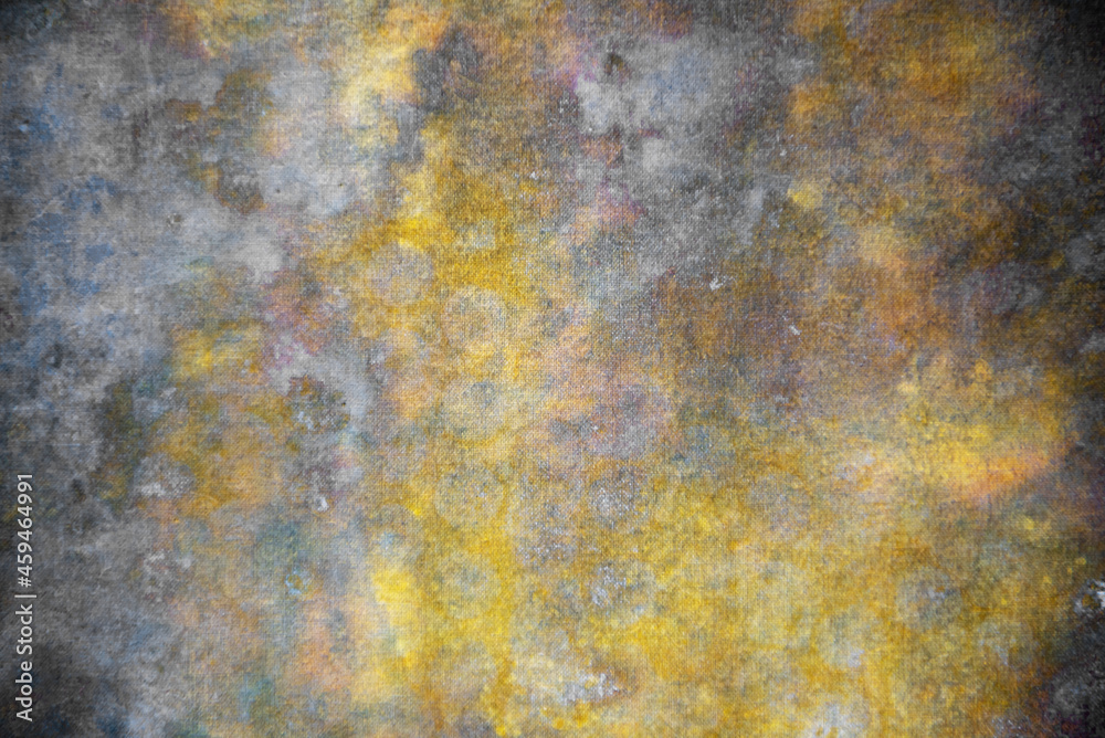 Evocative, moody, Grey and yellow Texture overlay