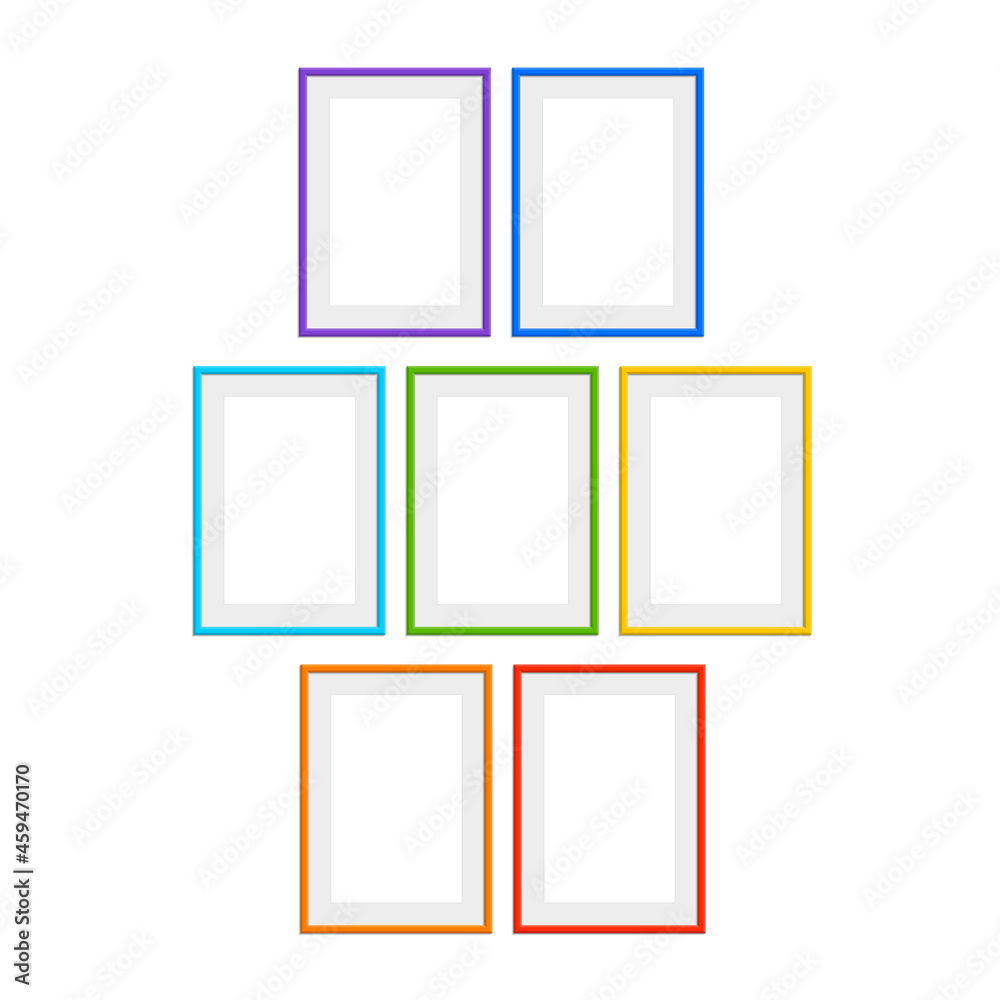 Set of colorful wooden frames. Wooden square picture frames of colorful set for your web design. Abstract colorful picture frames on vintage background. Vector set of color photo frames on the wall. Set of colorful wooden frames. Wooden square picture frames of colorful set for your web design. Abstract colorful picture frames on vintage background. Vector set of color photo frames on the wall.