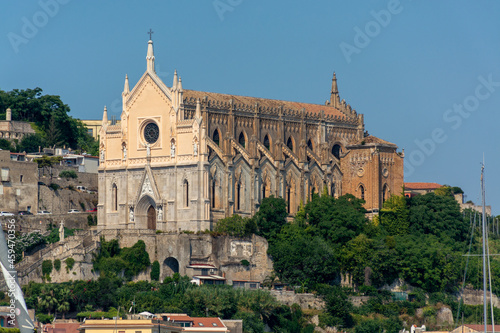 Morning walk in old part of Gaeta, ancient Italian city in province Latina