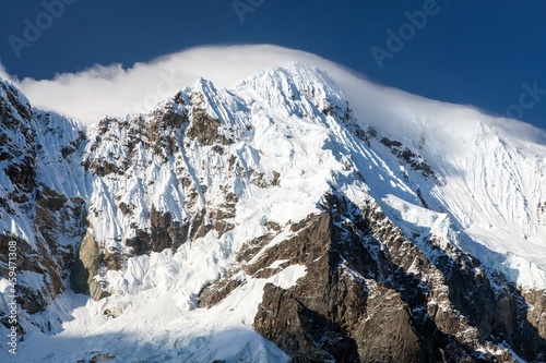 mount Salkantay or Salcantay Andes mountains © Daniel Prudek