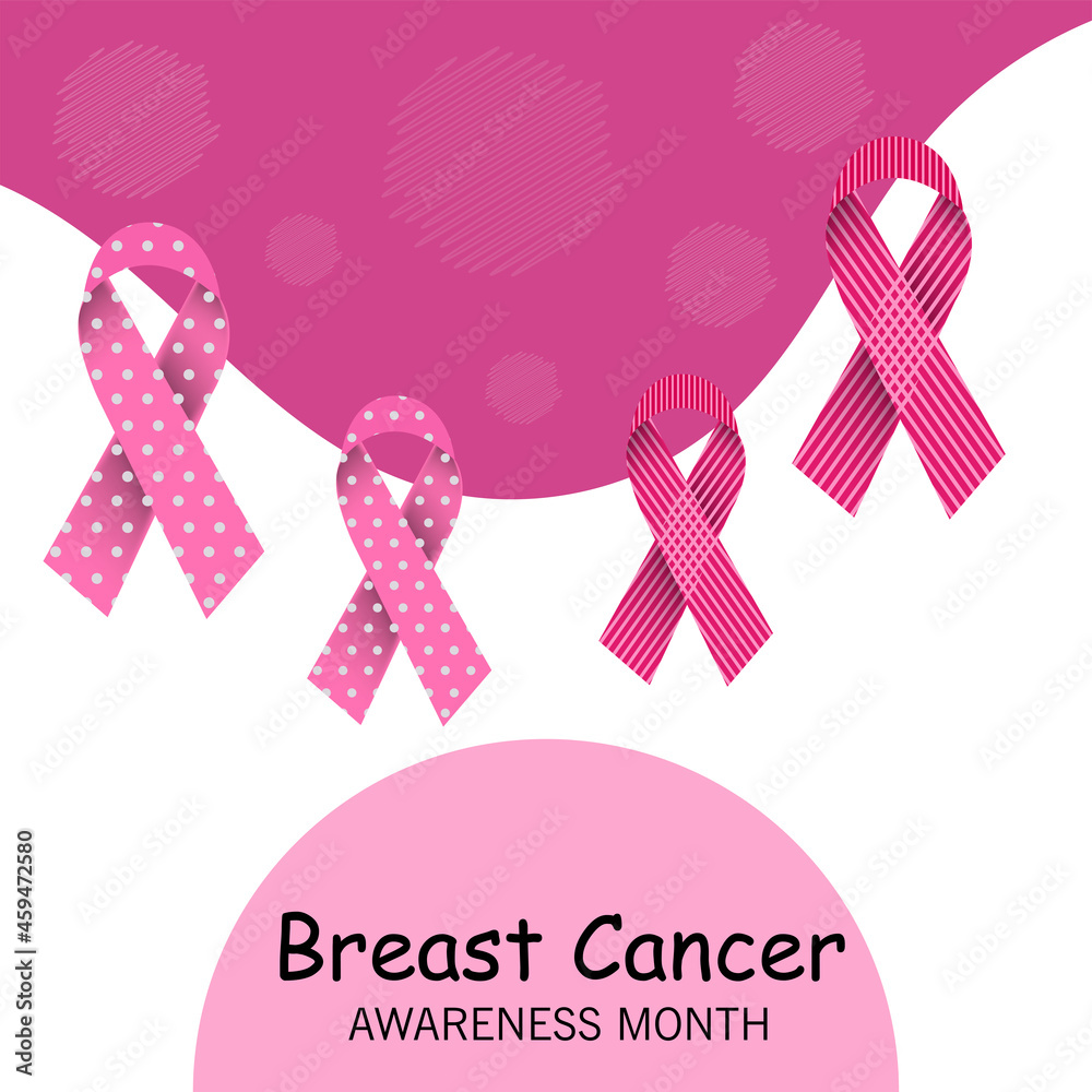 Vector illustration of a Background for Breast Cancer Awareness Month (October is Cancer Awareness Month). Vector illustration of a Background for Breast Cancer Awareness Month (October is Cancer Awareness Month).