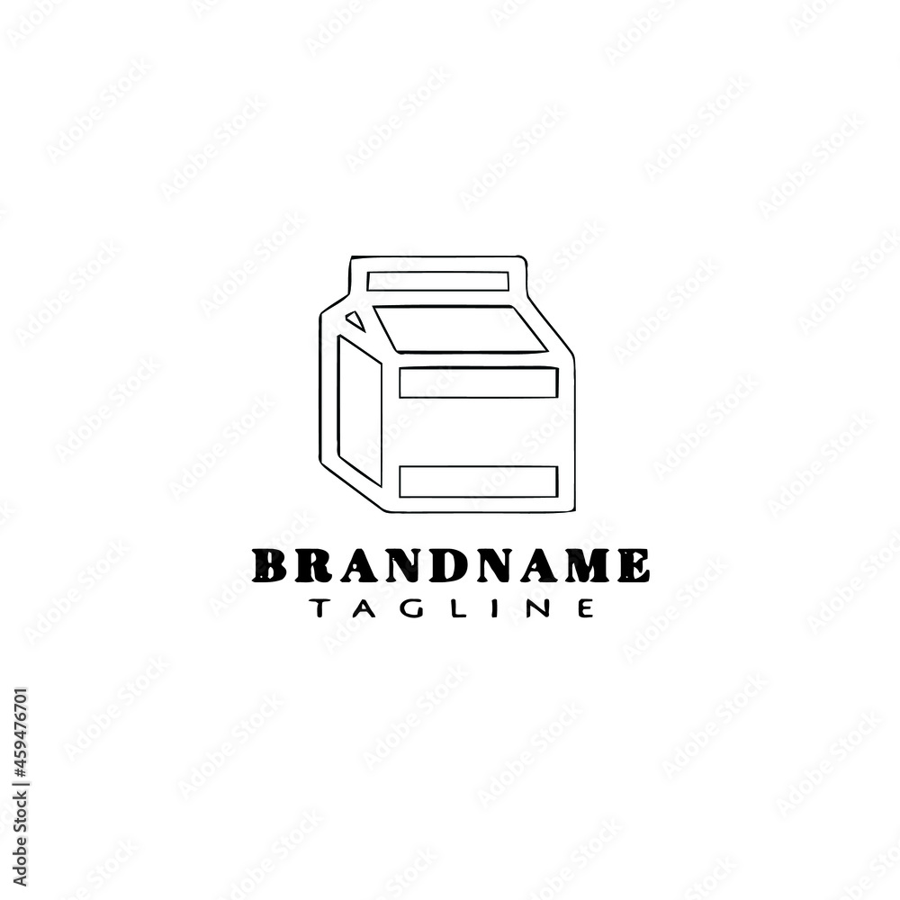 milk logo icon template vector illustration milk logo icon template vector illustration