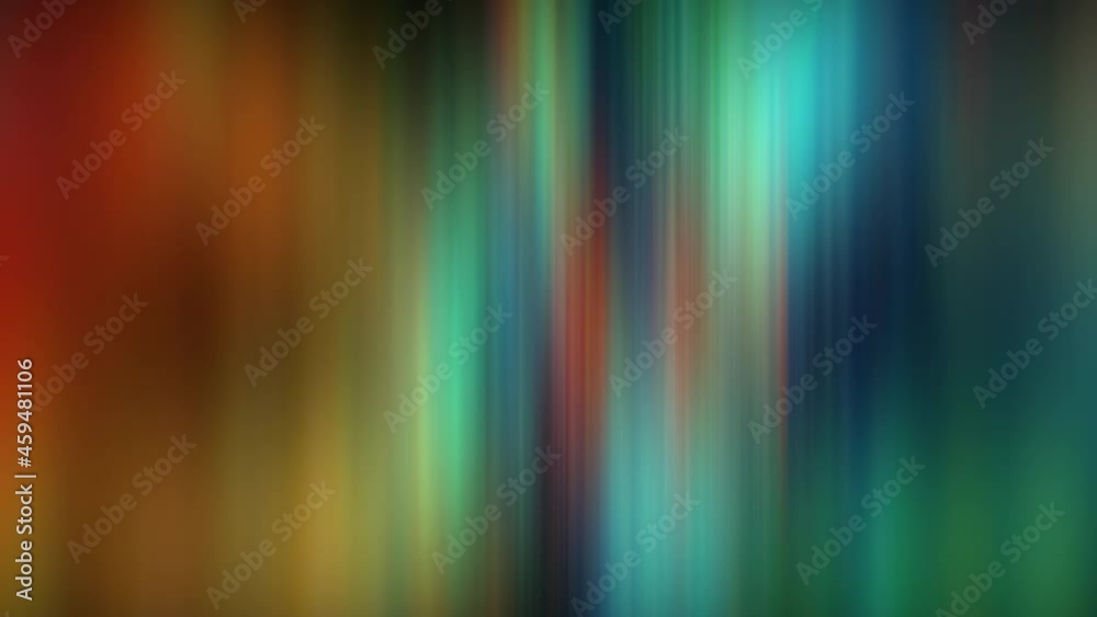 Animation loop multi colored vertical lines wave animation. Abstract CG Animation twisted gradient light trails motion. 4K Futuristic geometric stripes patterns fast and glowing light lines.
