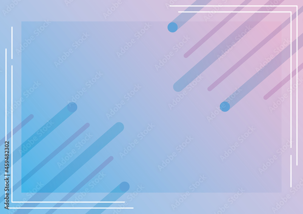 現代的な幾何学デザインの背景 青系 ネオン Geometry Background Line Stock Vector Adobe Stock