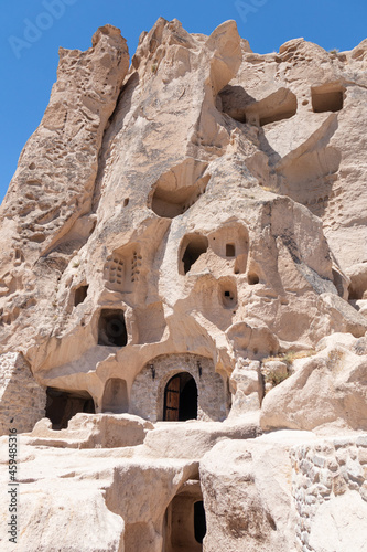 Fortress Ukhchisar. Castle in Cappadocia, Turkey.