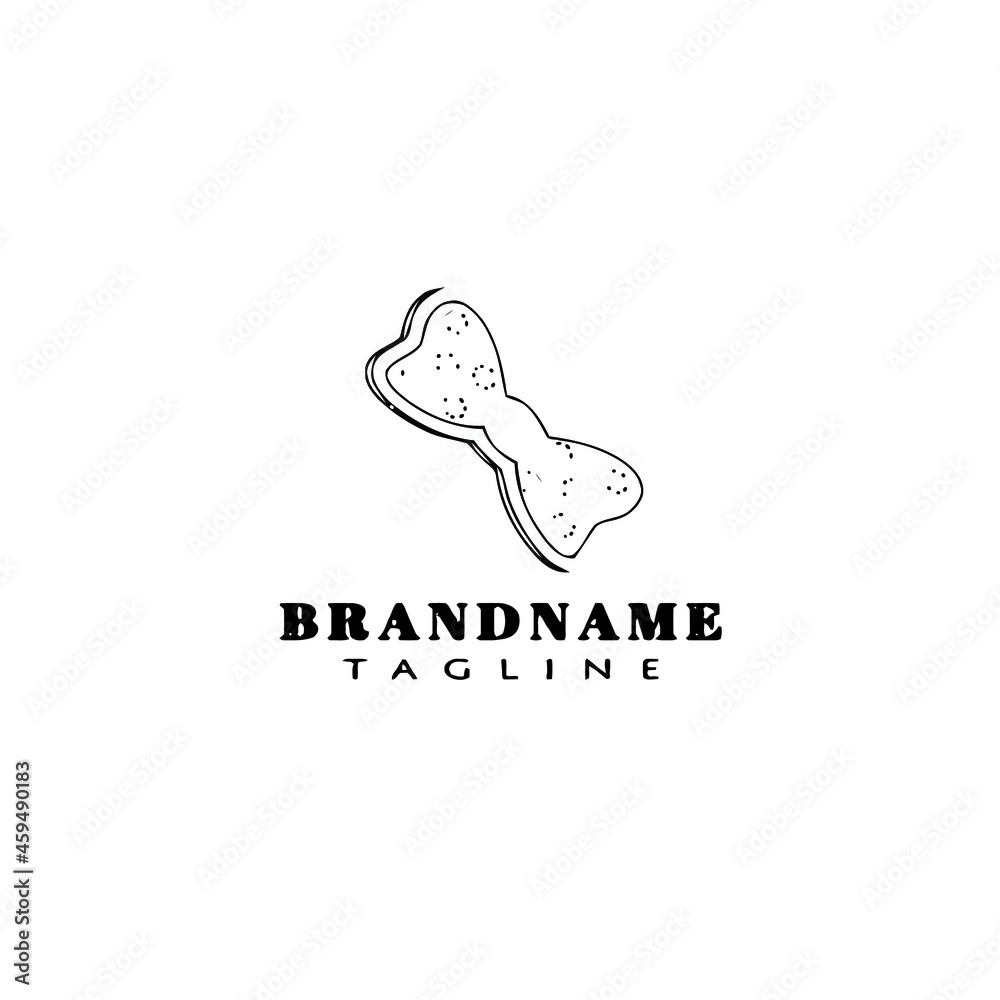 Fototapeta premium hair ribbon logo icon design vector illustration