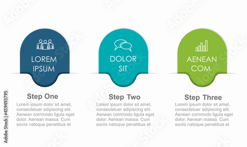 Infographic design template with place for your data. Vector illustration.