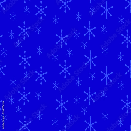 winter seamless pattern flat color © Anastasiia