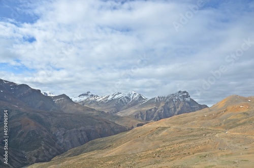 Beautiful Scenic Landscape View Leh Ladakh