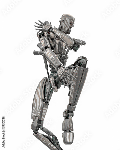 mega drone soldier robot dancing