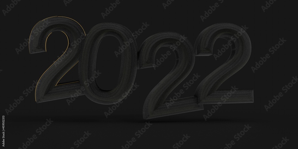 happy new year 2022 on the background happy new year 2022 on the background
