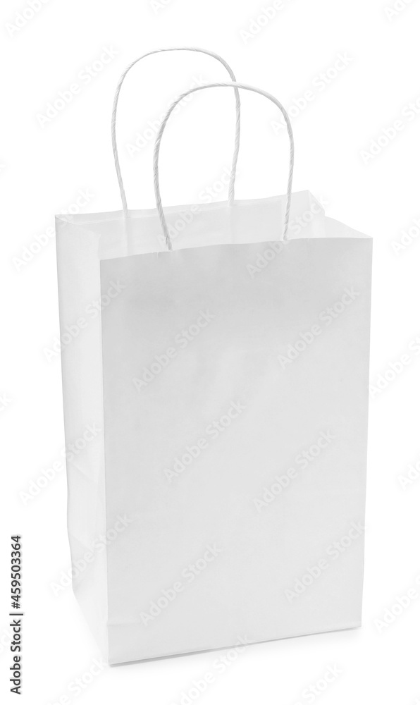 Empty shopping paper bag isolated on white Empty shopping paper bag isolated on white