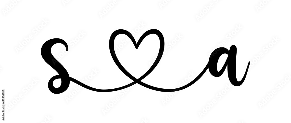 sa, as, letters with heart Monogram, monogram wedding logo. Love icon, couples Initials, lower case, connecting HEART, home decor, sa, as, letters with heart Monogram, monogram wedding logo. Love icon, couples Initials, lower case, connecting HEART, home decor,