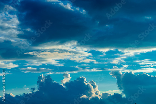 blue sky and clouds © EwaStudio