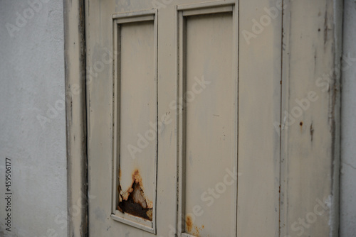 old metal door background © eugen