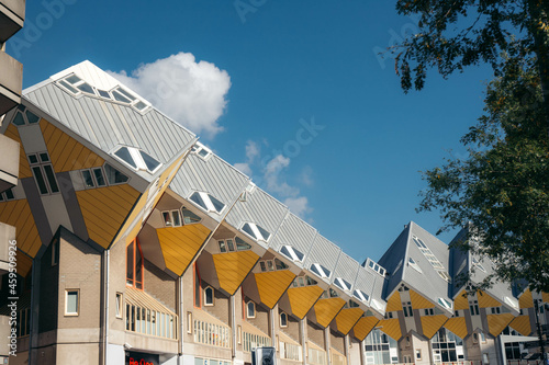 cube houses in Rotterdam photo