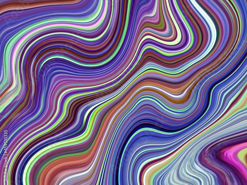 Abstract background for wallpapers, posters, cards, invitations, websites. Modern painting handmade background. Rainbow lines Vector