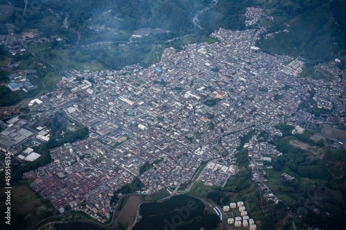 aerial view of the city of Santa Rosa, Risaralda