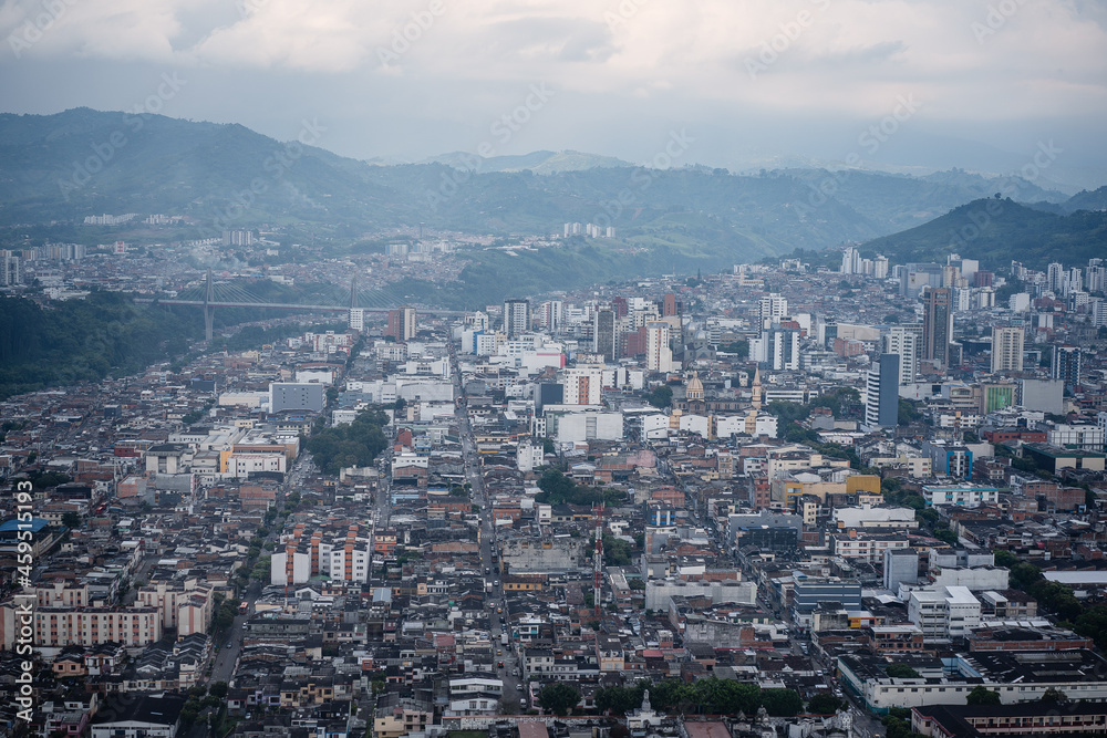 aerial view of the city of Pereira, Risaralda