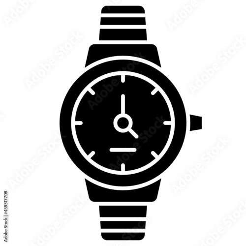 watch solid icon