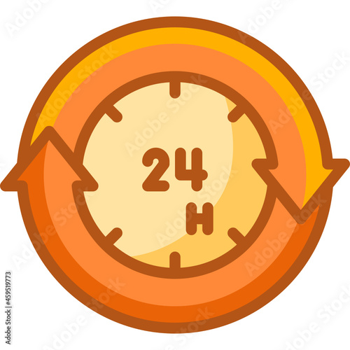 clock Two Tone icon
